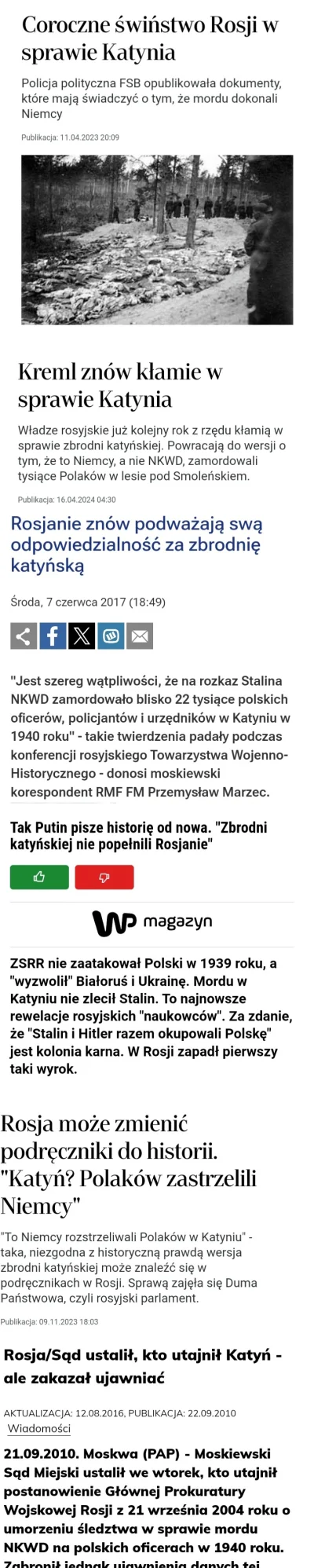 JPRW - Fajnokremlaki: zbrodnia katyńska jest przykładem jak państwo może rozliczyć si...