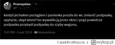 CipakKrulRzycia - #logikarozowychpaskow #mojkrajtakipiekny #heheszki #higiena