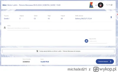 michalxd21 - Wymyśliłem że jest ładna pogoda i się wybiorę na mecz Motoru Lublin, bo ...
