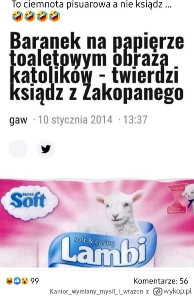 Kantorwymianymysliiwrazen - ( ͡°( ͡° ͜ʖ( ͡° ͜ʖ ͡°)ʖ ͡°) ͡°)
#bekazkatoli #pis #koscio...