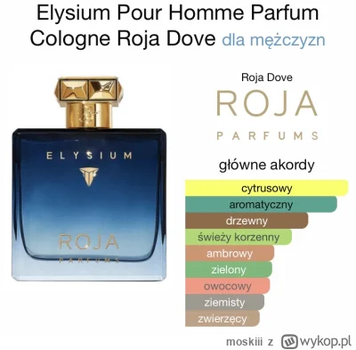 moskiii - Roja Elysium Parfum Cologne 7,8/ml troche lata w super cenie :) max 30ml 

...