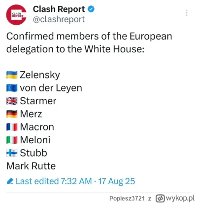 Popiesz3721 - Status polaczków: Opluted XD
#wojna #ukraina #usa #eu #rosja