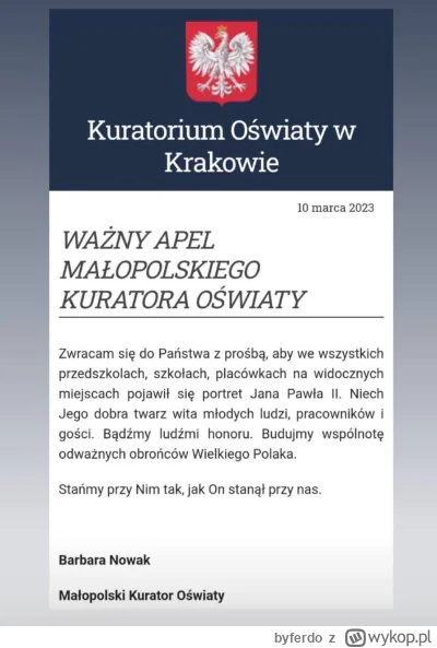 byferdo - I to jeszcze wśród dzieci... Brzmi jak nieśmieszny żart #jp2 #malopolska #k...