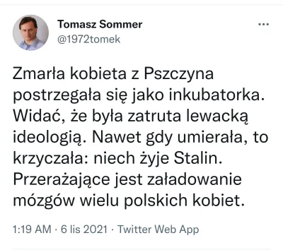 dqdq1 - @terenn: każdy kto będzie mówił o aborcji zostanie zmieszany z błotem. 

Wyob...