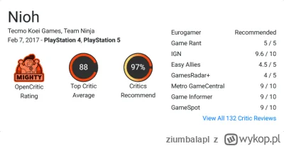 ziumbalapl - @xP9VLkb3V9: Przecież np. taki Nioh jest bardzo dobrą i popularną grą