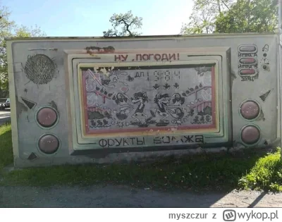 myszczur - #mural w #szczecin 
#80s #90s #prl