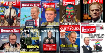 janeknocny - Kilka przykładów z setek okładek gazety polskiej czy dorzeczy, oj szykuj...