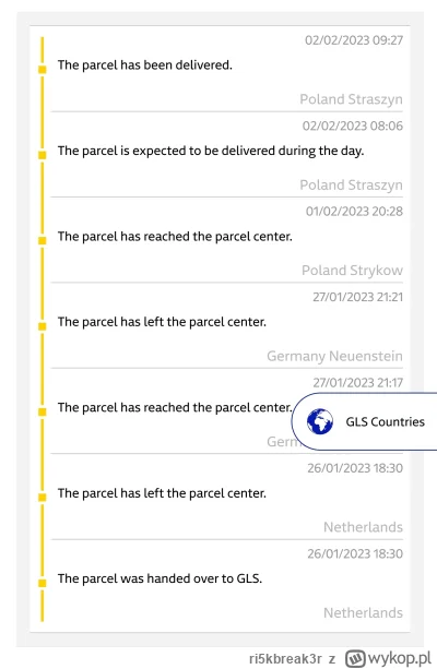 ri5kbreak3r - @PF: Sam deck zamówiony 25 styczeń, a tak wyglądał transport: