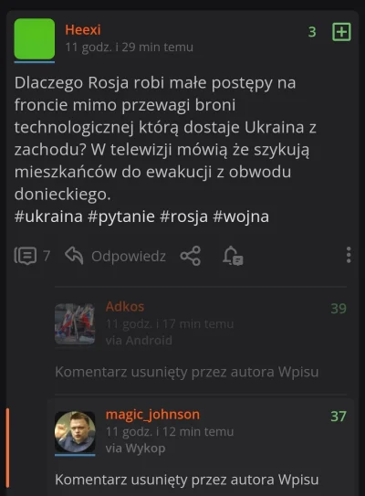 magic_johnson - FYI uważajcie na użytkownika @Heexi. Gość usuwa najbardziej plusowane...