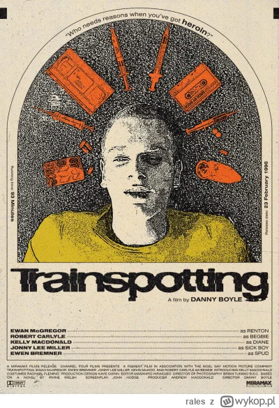 rales - Trainspotting (1996)

Kultowy brytyjskie kino, o którym słyszałem już dawno t...