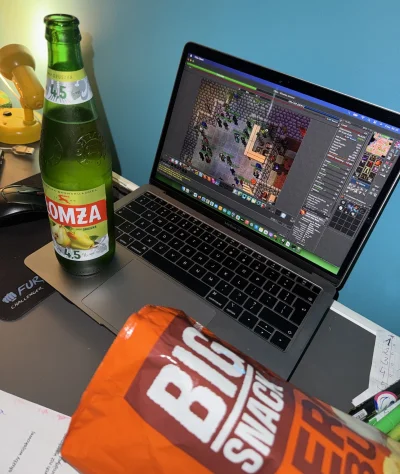 Schweinefleischsuppe - #przegryw Musiałem sobie uprzyjemnić grę w #tibia na #neet ( ͡...