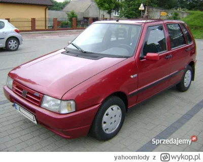 yahoomlody - Nitka z naszymi pierwszymi samochodami

Ja Fiat Uno 1.0, rocznik 1999, m...