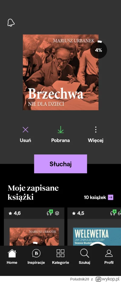 Poludnik20 - Dziś zaczynam na BookBeat.

#audiobook #brzechwa #polscyzydzi