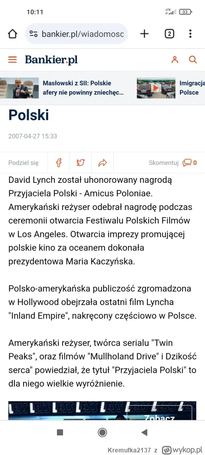 Kremufka2137 - @PiccoloColo: teraz widzę, że już do tego ostatniego filmu coś kręcił ...