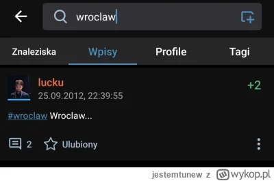 jestemtunew - nowoczesny wykop pozwala przegladac wpisy z 2012 roku. wlasnie o taka f...