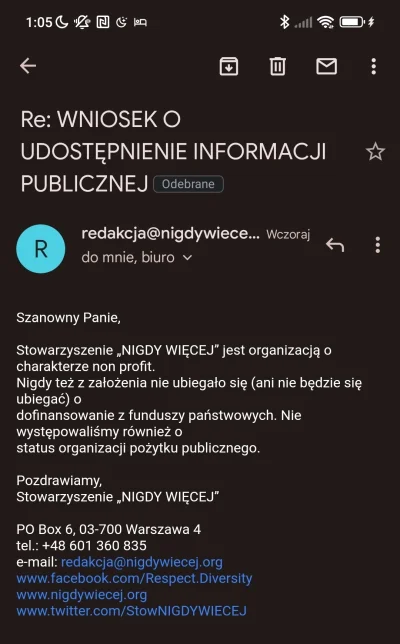 condor2000 - Niestety nie dowiemy się kto finansuje stowarzyszenie "Nigdy Więcej"

#a...