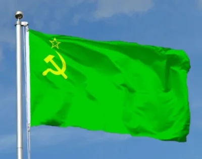 osetnik - Flaga zielonego komunizma.

#environmentalism #zielonykominuzm #zsrs #eussr...