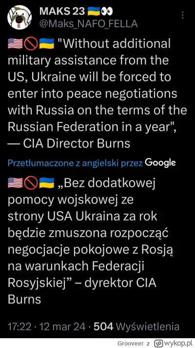 Grooveer - O ile Putin zgodzi się na jakieś negocjacje
#wojna #ukraina #rosja #usa #p...