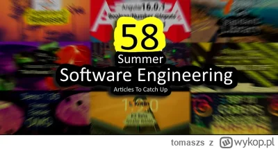 tomaszs - Zebrałem 57 artykułów o programowaniu, które napisalem przez wakacje. Niest...