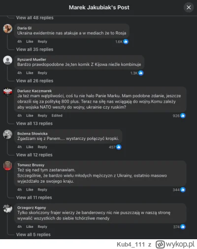 Kub4_111 - Prosze powiedzcie że to boty
#ukraina