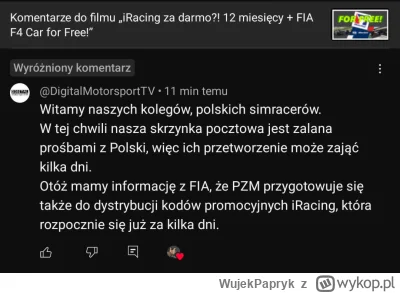 WujekPapryk - @panmimoskok: Czas oczekiwania trochę się wydłużył ze względu na dużą p...