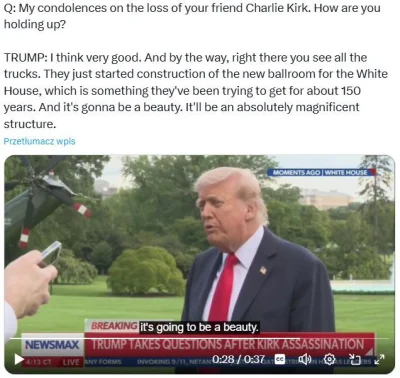 lkg1 - Trumpa się spytali, jak się trzyma po śmierci przyjaciela, a on na to: "jakoś ...