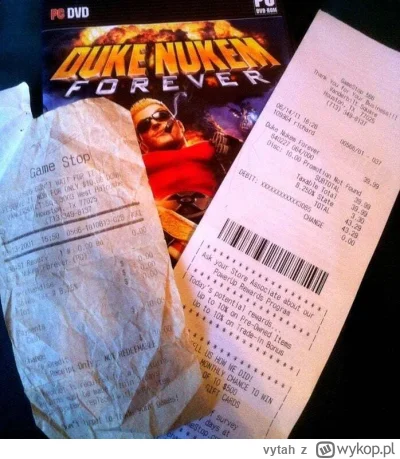 vytah - @akeyo20: Pewien koleś zamówił Duke Nukem Forever w przedsprzedaży... na dzie...