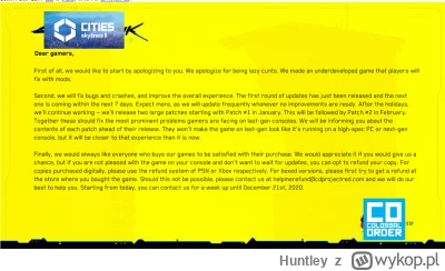 Huntley - Czekamy na przeprosiny xd

#citiesskylines #gry #pcmasterrace