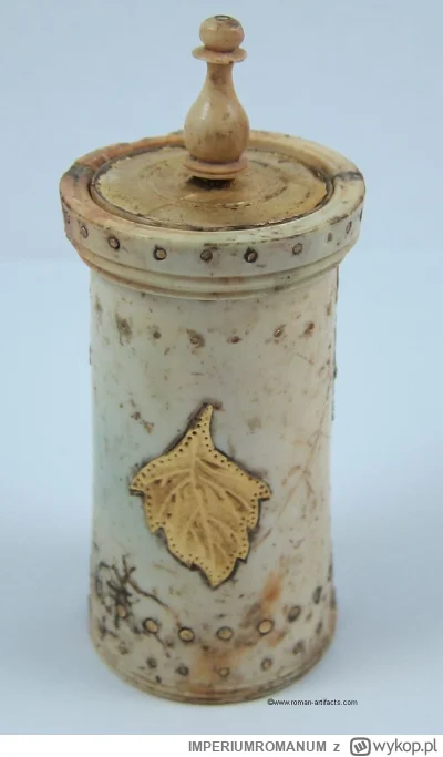 IMPERIUMROMANUM - Pyksis - starożytne pudełko na skarby

Pyksis to cylindryczne naczy...