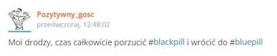 OskarSTS - Fakty są takie że naczelny cesarz blackpillu na wykopie - @Pozytywnygosc p...