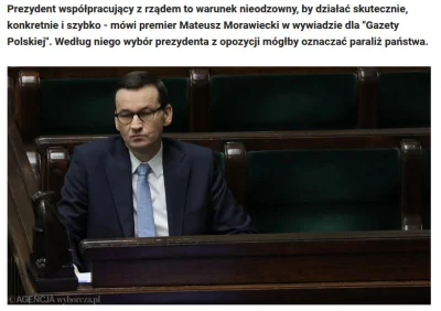 Drizztek - Codzienne przypomnienie o opinii poprzedniego premiera, co do ugrupowania ...