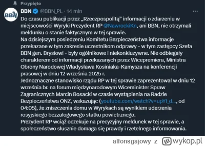 alfonsgajowy - @MaxGigaW: cd. Rząd był pewien, a zataił przed Prezydentem XDDD Wiem ż...