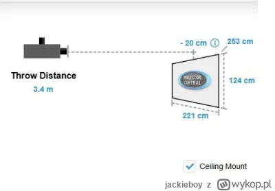 jackieboy - Cześć
Poszukuje ekranu do projektora.
Projektor: Optoma HD146X (być może ...