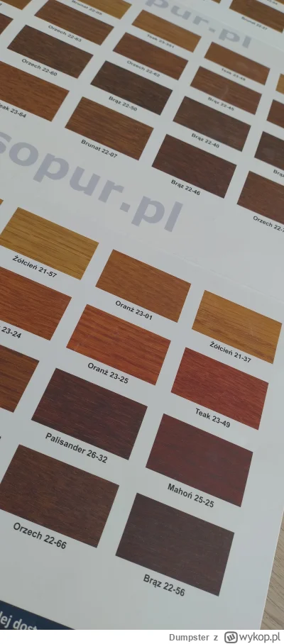 Dumpster - Szukam bejcy do schodów, co myślicie o kolorze ŻÓŁCIEŃ 21-37 firmy sopur? ...