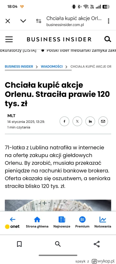 spayk - Przekręt na olejorza ( ͡° ʖ̯ ͡°)
#gielda #meczennicypkn #oszukujo