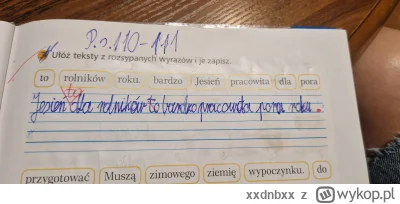 xxdnbxx - Ktoś mi wyjaśni, co jest źle ? #kiciochpyta #szkola #polski #jezykpolski