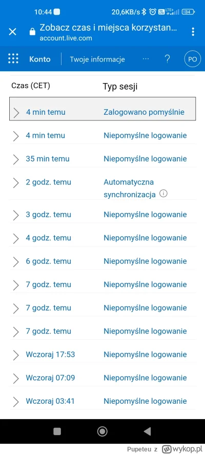 Pupeteu - #microsoft
Czy jest sposób na ograniczenie tych prob logowania z calego świ...