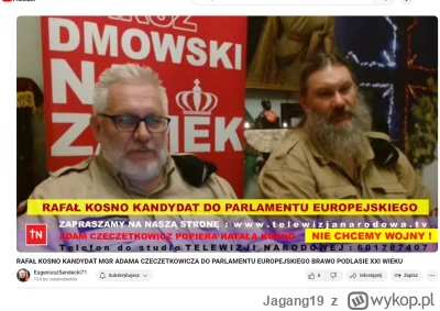 Jagang19 - Trochę crossover z pokrewnym uniwersum szurii narodowej. Rafał Kosno rekla...