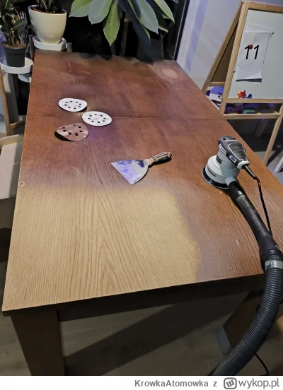 KrowkaAtomowka - #drewno  #stolarstwo Hej czy to normalne że szlifierka oscylacyjna t...