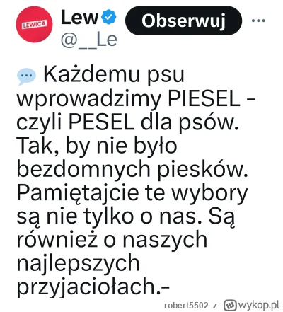 robert5502 - Zgodnie z moją hipotezą lewica co jakiś czas lubi strzelić sobie w stopę...