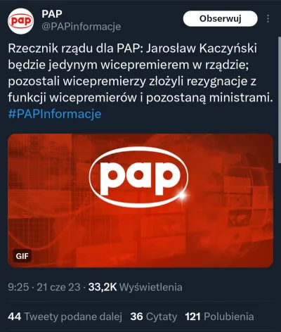 jaqqu7 - Jarosław chce być w rządzie. 
Jarosław nie chce być już w rządzie.
Jarosław ...