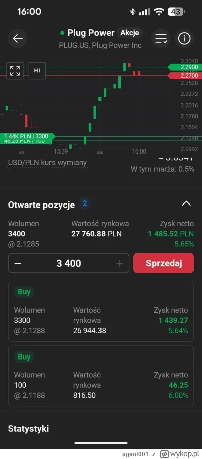 agent001 - @vajroos: jesteś Pan fachowiec (już 1,8 k) : D dobry zysk na 20 minutowa i...