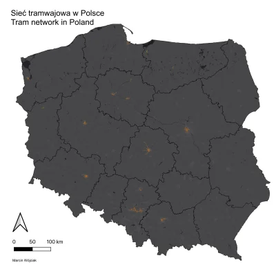 ryszard-kulesza - Linie tramwajowe w Polsce. Trzeba bardzo powiększyć obrazek(najlepi...