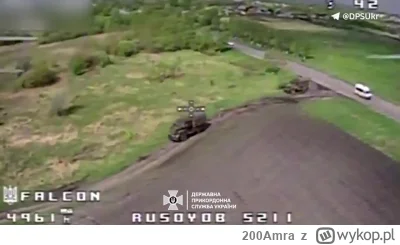 200Amra - Ukraińskie drony FPV gruzują kacapski sprzęt w rejonie charkowskim

#ukrain...