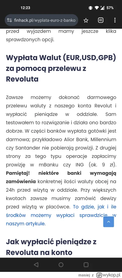 masiej - Jak to zrobić? Potrzebuje euro i mam Revoluta oraz konto w Santanderze.

#ba...