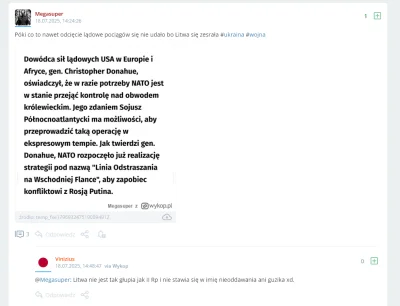 robertkk - @Metris: co powiesz o amerykanskim generale ktory powiedzial ze kaliningra...