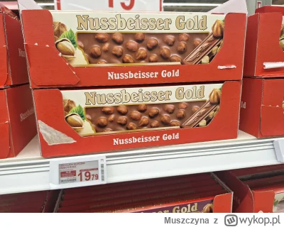 Muszczyna - Jaki scam. Czekolada niby #nussbeisser  z okienkiem a nie ma okienka lecz...