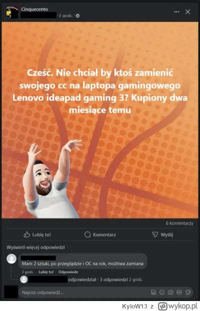 KyloW13 - @rtoip7: Tak mi się przypomniało, post sprzed miesiąca z grupy Cinquecento ...