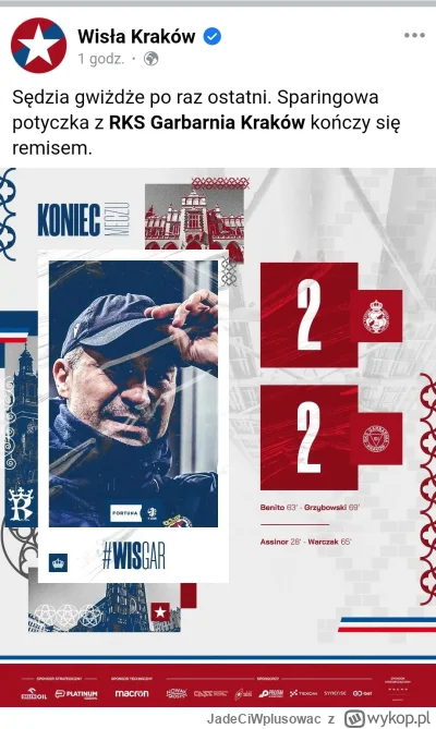 JadeCiWplusowac - #wislakrakow