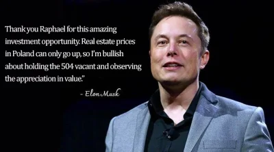 affairz - Elon Musk zabrał głos po zakupie apartamentu od #zaorski - podobno będzie g...